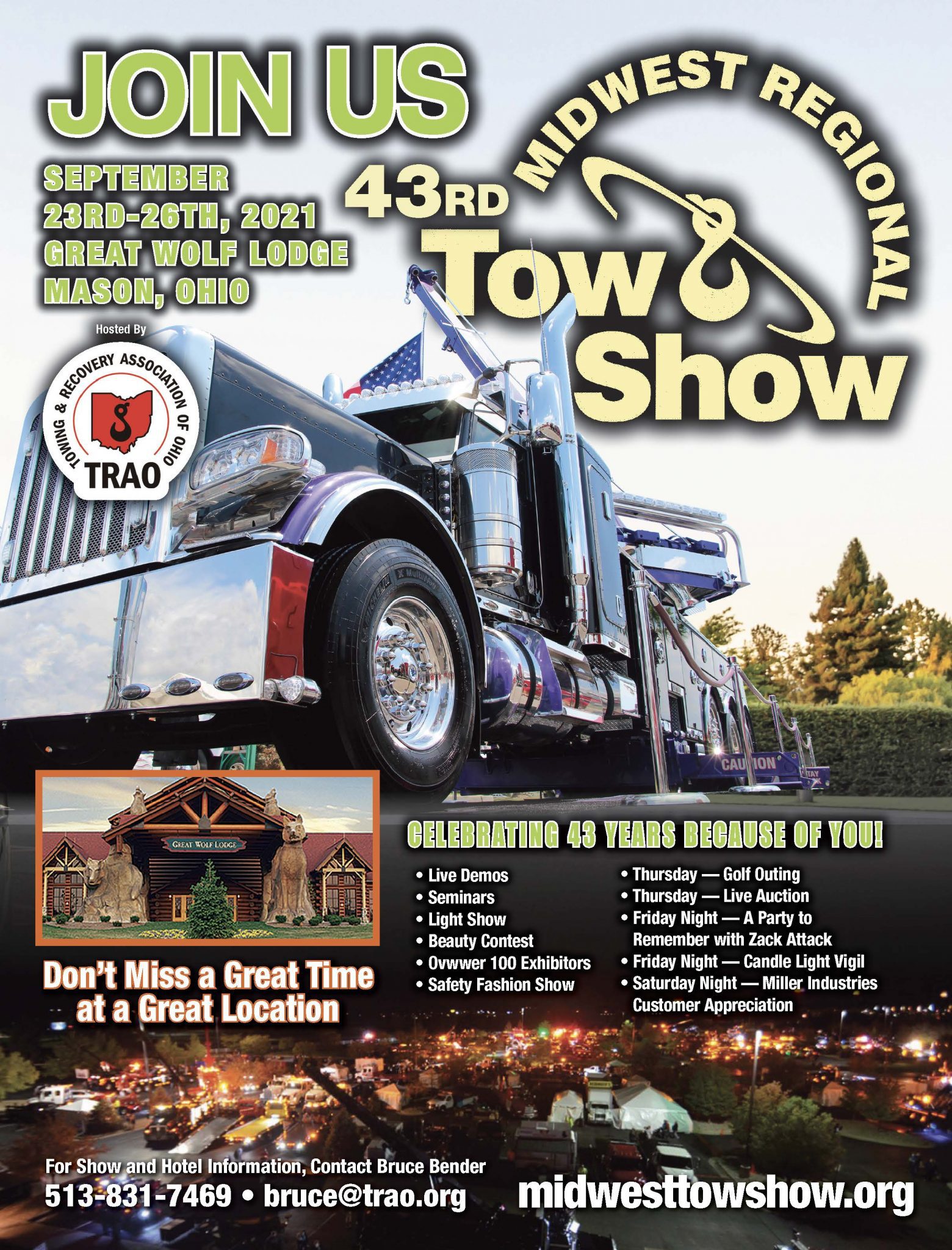 WE ARE EXCITED TO YOU BACK FOR THE 2021 TOW SHOW !!!! Midwest